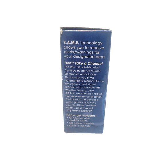 Midland Weather Alert Radio WR-100 Emergency NOAA All Hazards Radio - Picture 3 of 5